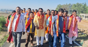 सलैया में निकली भव्य कलश यात्रा, सैकड़ों श्रद्धालु हुए शामिल