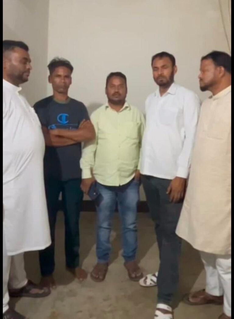 मुस्लिम समुदाय के अथक प्रयास से हेठबालू घटना में संलिप्त आरोपी को पकड़कर पुलिस के हवाले किया 