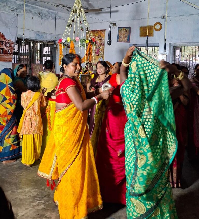पिठोरिया में अखंड श्रीहरि कीर्तन का समापन 