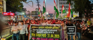 रांची में सोना-चांदी व्यवसाय समिति के नेतृत्व में पाकिस्तान के खिलाफ मौन जुलूस