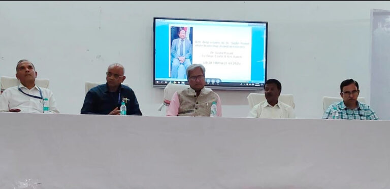 बीएयू : डॉ. एम.के. गुप्त को वेटनरी संकाय का नया डीन नियुक्त