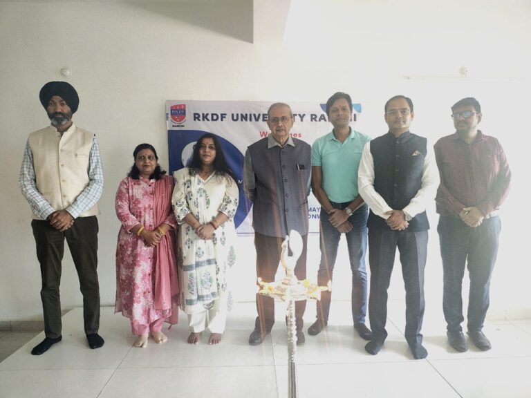 आरकेडीएफ विश्वविद्यालय में आयोजित उत्कृष्टता नेतृत्व कार्यशाला