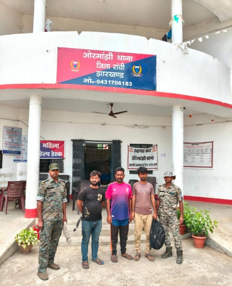 44 भैंसों से भरा ओवरलोड ट्रक जब्त, तीन गिरफ्तार — ओरमांझी पुलिस को बड़ी कामयाबी