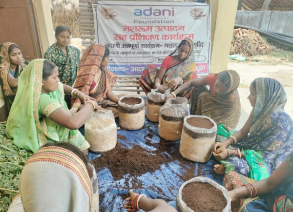 40 डिग्री गर्मी में मशरूम उपजा रही हैं गोड्डा की महिलाएं, अदाणी फाउंडेशन से मिली ट्रेनिंग से हो रहीं आत्मनिर्भर