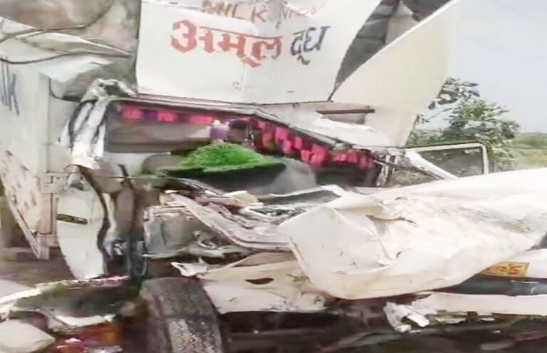 रांची में तेज रफ्तार मिल्क वैन से हादसा, चालक की मौके पर मौत