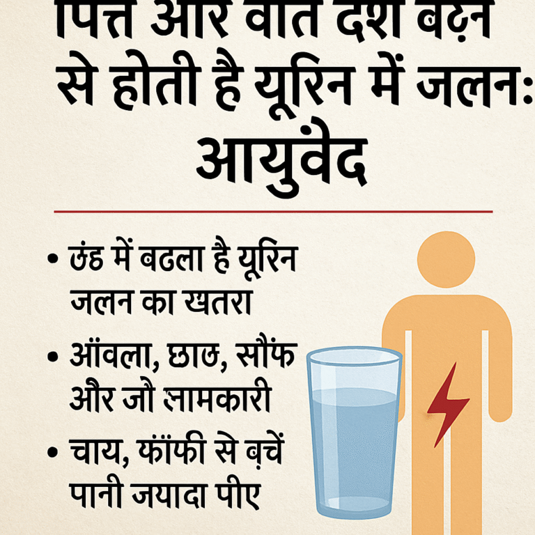 आयुर्वेद: पित्त और वात दोष बढ़ने से होती है यूरिन जलन, ऐसे पाएं राहत