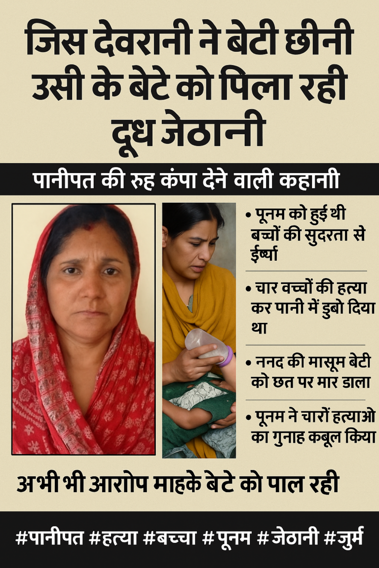सुंदर बच्चों से जलन: महिला ने 4 मासूमों को दी दर्दनाक मौत