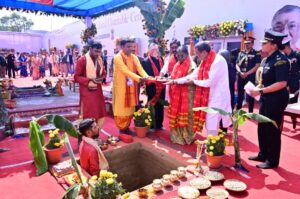 जमशेदपुर में राष्ट्रपति द्रौपदी मुर्मू ने किया जगन्नाथ मंदिर का भूमि पूजन