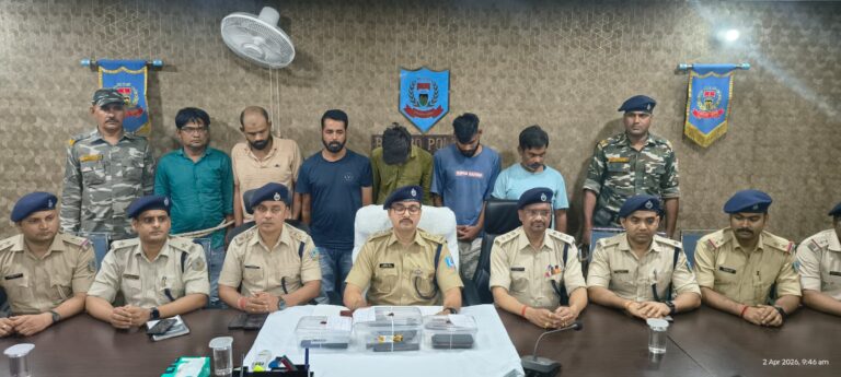 बोकारो में अमन साहू गैंग पर बड़ी कार्रवाई, 7 अपराधी गिरफ्तार