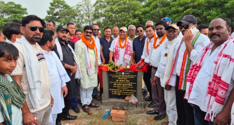 कोकदोरो में खेल क्रांति की शुरुआत : स्टेडियम निर्माण का शिलान्यास, युवाओं में उत्साह की लहर