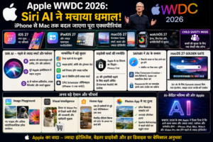 Apple WWDC 2026: Siri AI ने मचाया धमाल, iPhone से Mac तक बदलेगा पूरा अनुभव