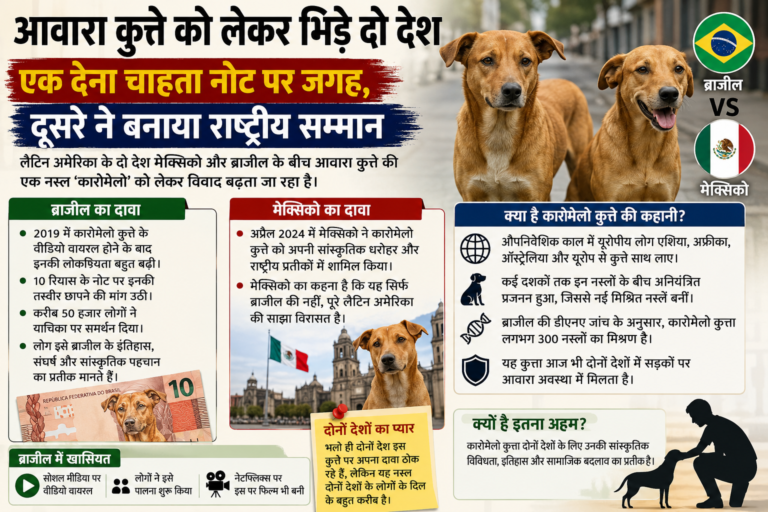 आवारा कुत्ते को लेकर आमने-सामने आए दो देश, एक देना चाहता है नोट पर जगह तो दूसरा मानता है राष्ट्रीय धरोहर