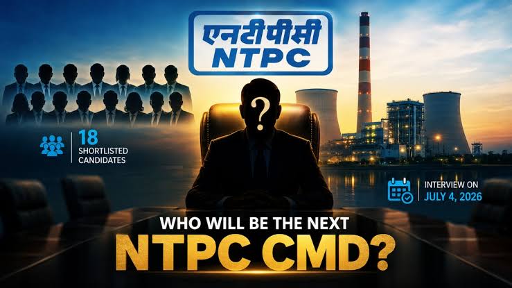 NTPC CMD पद के लिए आज इंटरव्यू, राज्यपाल के प्रधान सचिव नितिन मदन कुलकर्णी भी दौड़ में NTPC CMD पद के लिए आज इंटरव्यू, राज्यपाल के प्रधान सचिव नितिन मदन कुलकर्णी भी दौड़ में