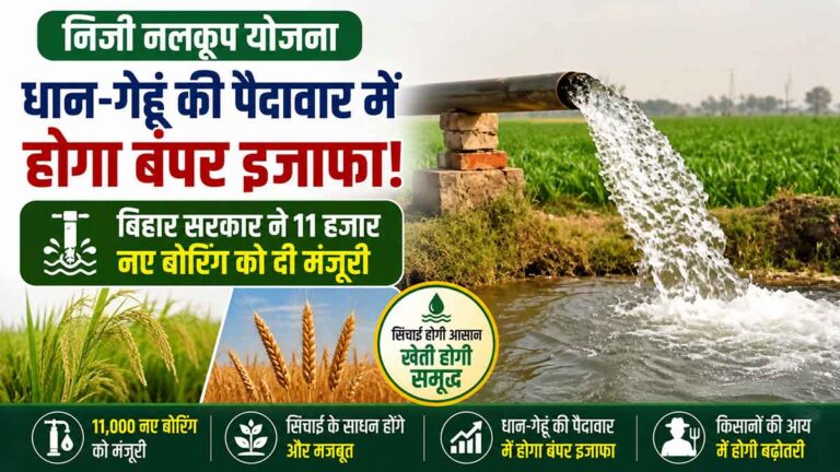 बिहार में 11 हजार नए नलकूपों को मंजूरी, 305.60 करोड़ स्वीकृत