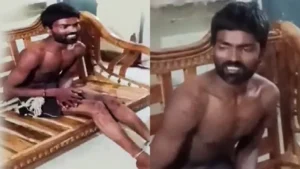 आरोपी युवक, जिसने अपनी मां की हत्या कर दी