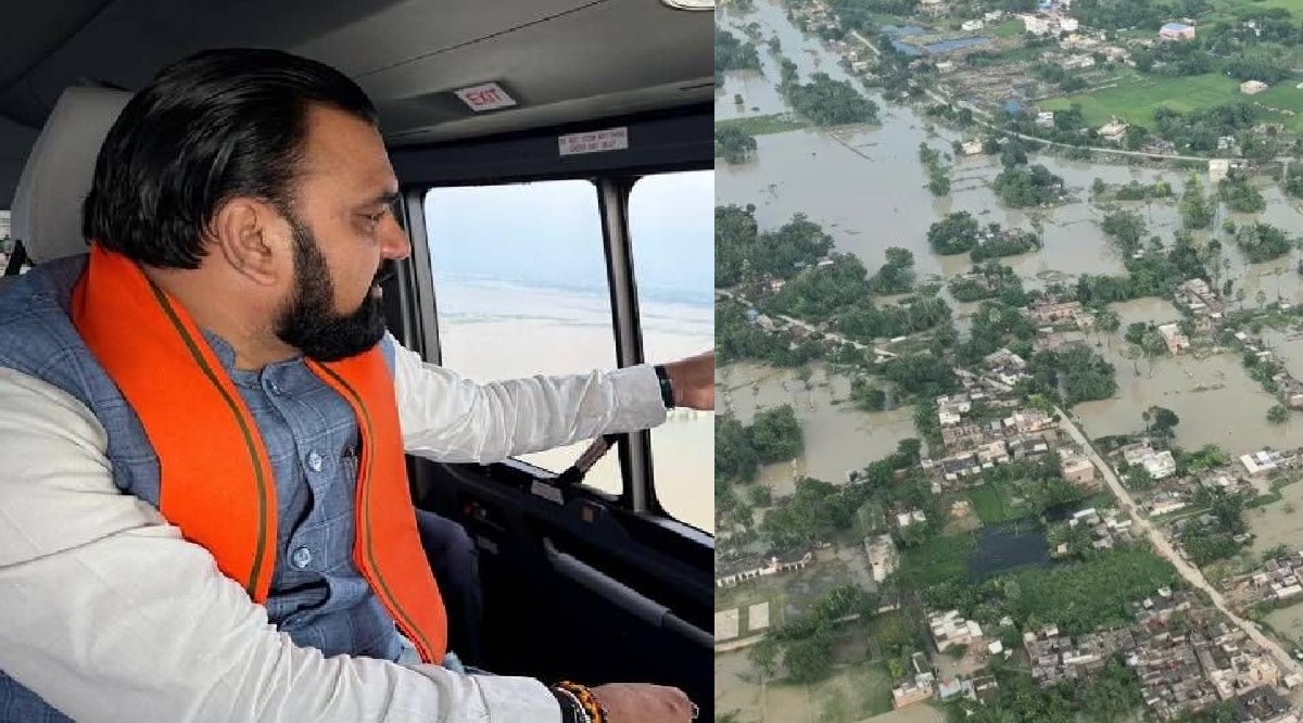 CM सम्राट चौधरी ने किया हवाई सर्वेक्षण