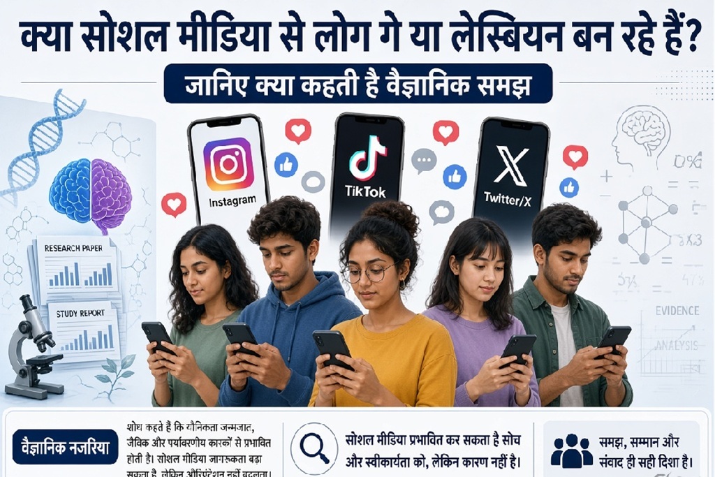 क्या सोशल मीडिया से लोग गे या लेस्बियन बन रहे हैं?