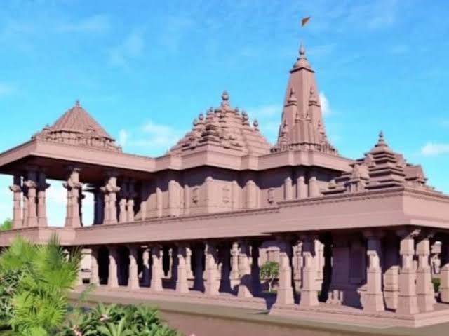 पुनौराधाम में भव्य मंदिर का निर्माण तेज