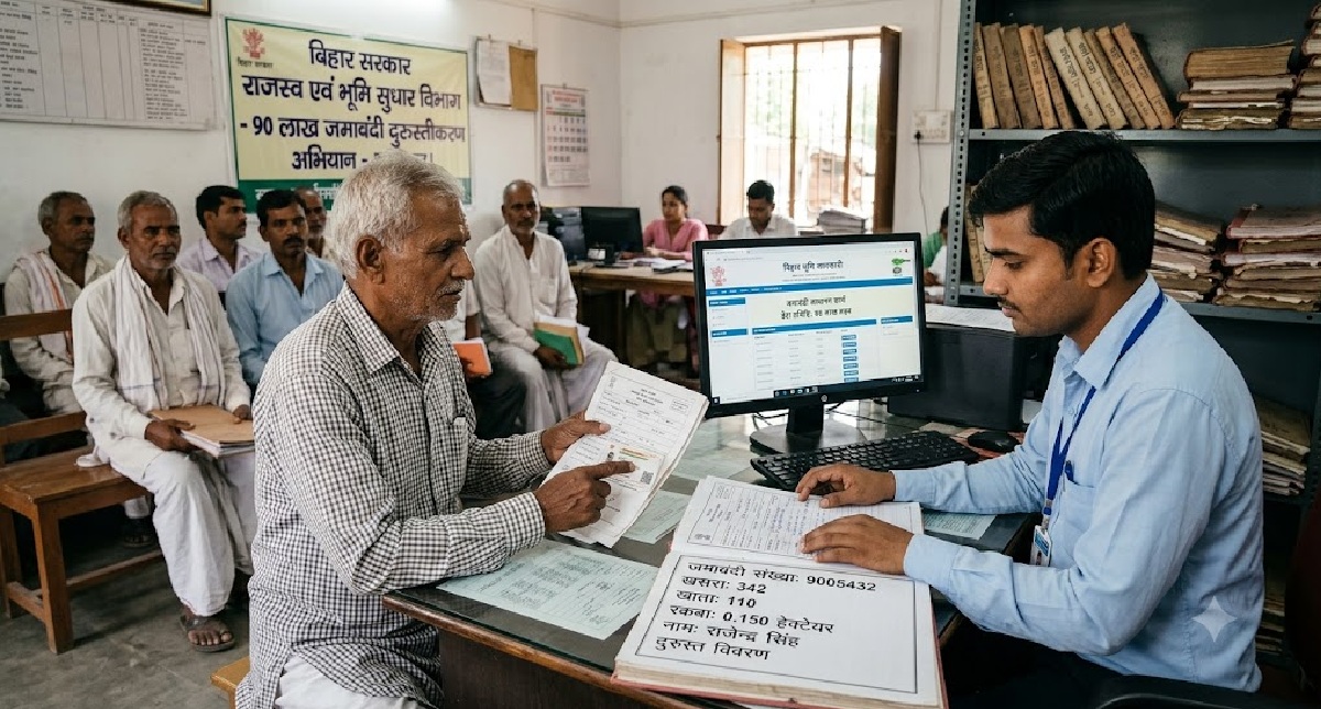 बिहार में 90 लाख जमाबंदियां होंगी दुरुस्त