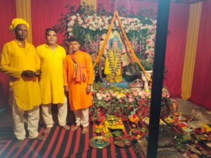कांके विद्युत सब स्टेशन में गूंजे विश्वकर्मा पूजा के जयकारे
