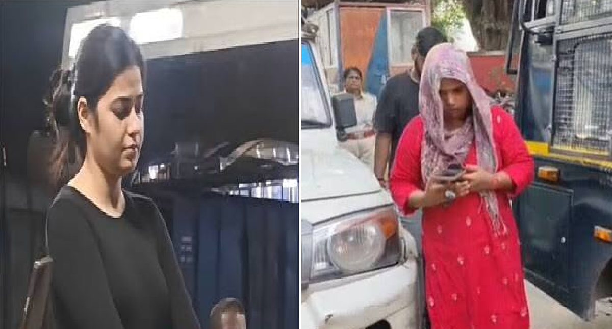 युवती अंग्रेजी शराब के साथ गिरफ्तार