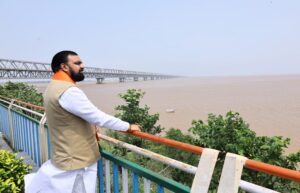 गंगा का बढ़ता जलस्तर देख CM सम्राट चौधरी ने घाटों का निरीक्षण किया