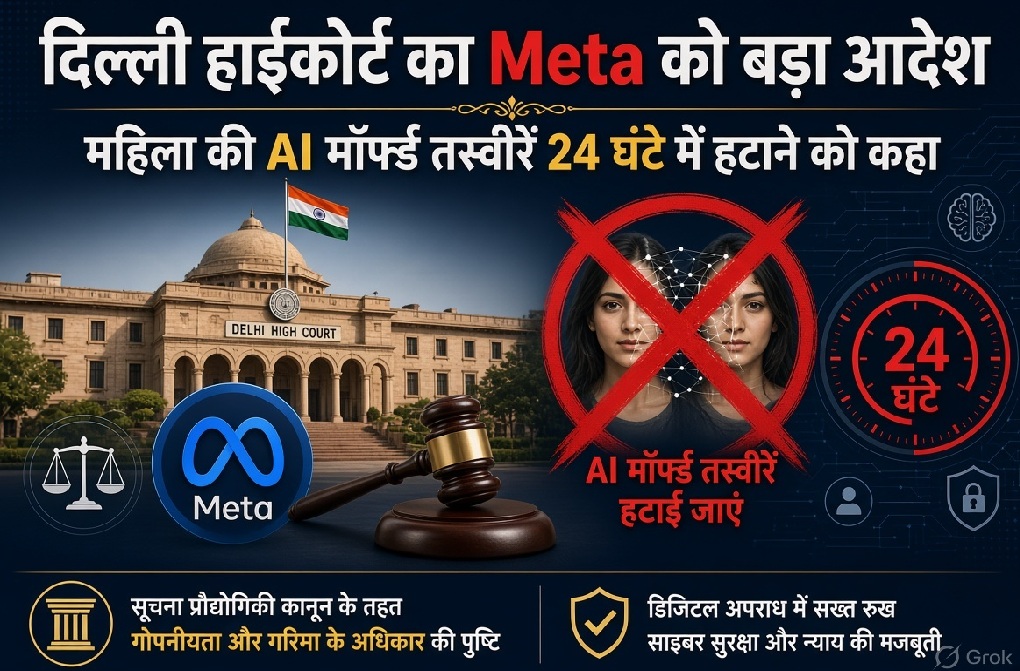 महिला की AI मॉर्फ्ड तस्वीरें 24 घंटे में हटाने को कहा