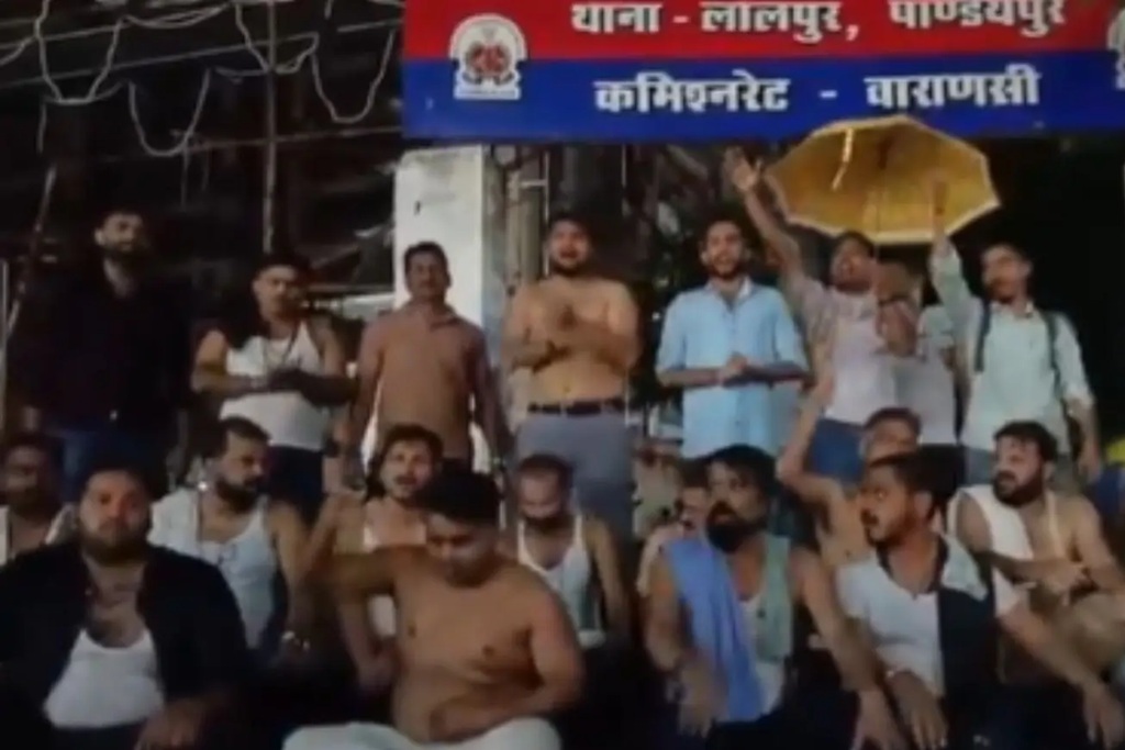 पत्रकारों का प्रदर्शन