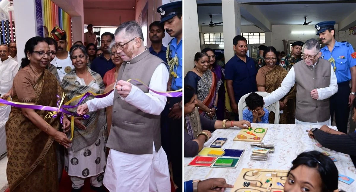 राज्यपाल संतोष गंगवार ने दीपशिखा संस्थान को दिए 1 लाख रुपये,