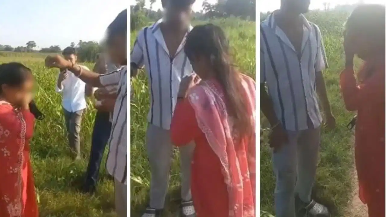 प्रेमी-प्रेमिका की जबरन शादी का वीडियो वायरल