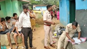 घटना के बाद जांच के लिए पहुंची पुलिस की टीम