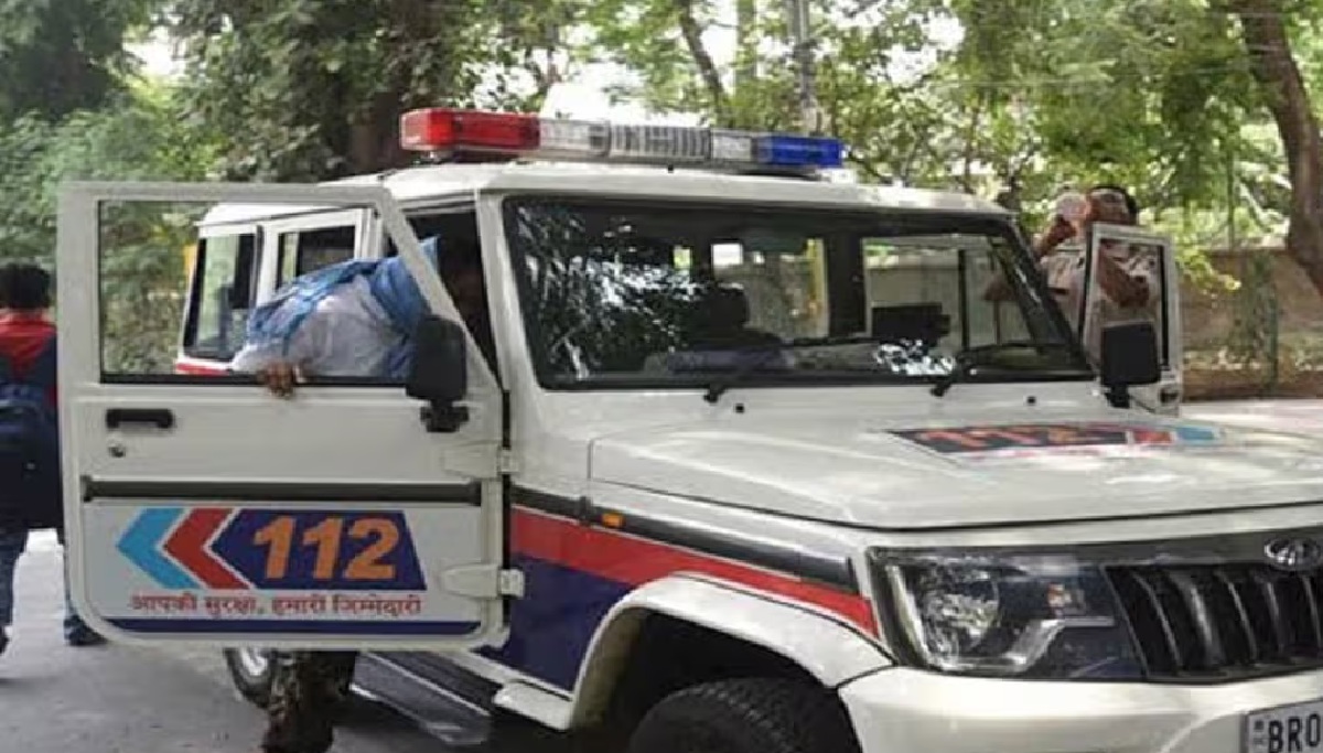 घायल को पुलिस जीप से पहुंचाया PMCH