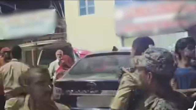 अस्पताल परिसर में जमकर हंगामा और तोड़फोड़