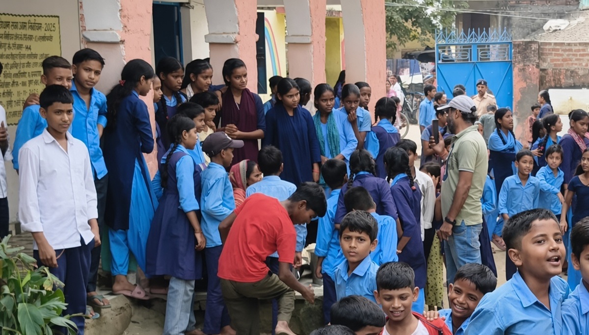 चावल में मरा चूहा मिलने का आरोप, स्कूल में छात्रों का हंगामा